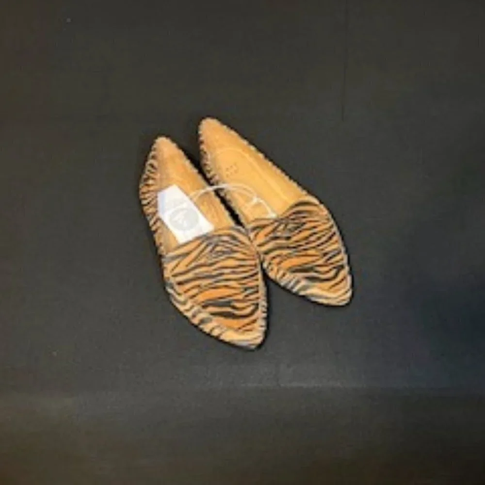 Women's Patterened A New Day Micah Flats, Size 7.5, NWT - Picture 1 of 5